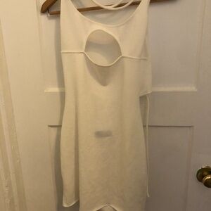 No tags Terry like beach cover for on the beach. Criss cross ties - like new